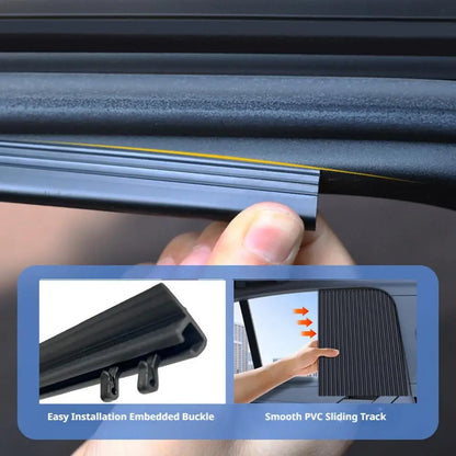 2PCS/4PCS Universal Foldable Car Sun Shade – UV Protection Front & Side Window Sunshade Covers, Pure Cloth Auto Car Accessories Kit