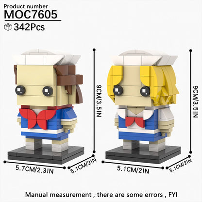 MOOXI Monster Demodog Stranger Things Figure Brickheadz Building Blocks Set – MOC Toy Gift
