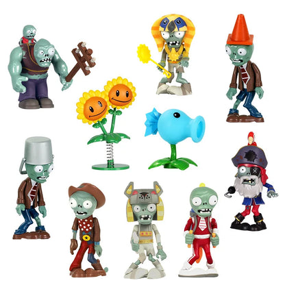 Plants vs Zombies 2 Giant Zombie Toy Set – Ice Pea & Jetpack Zombie Silicone Figures for Boys Gift