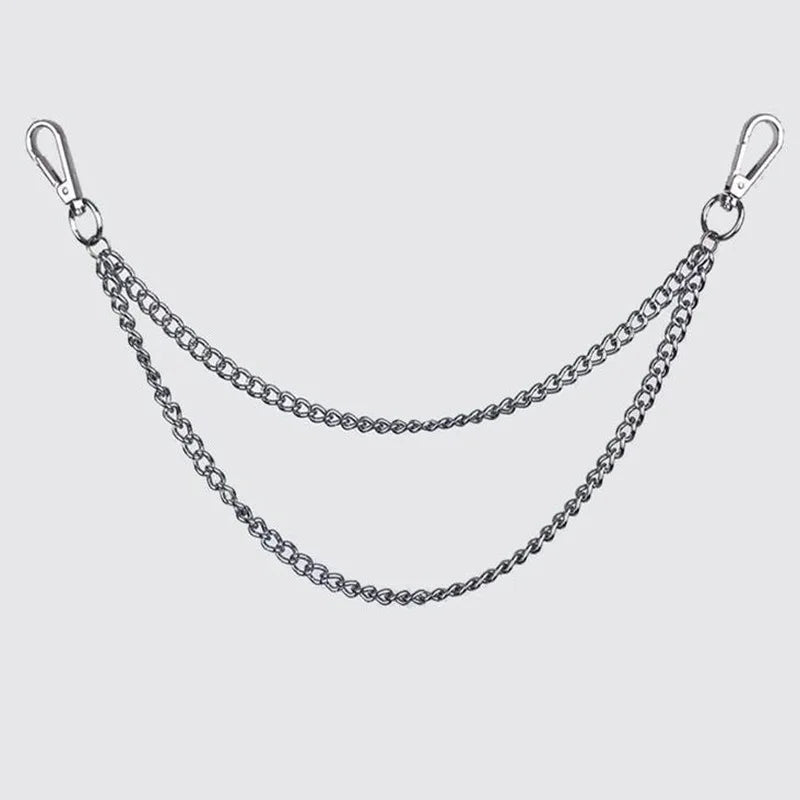 Punk Metal Waist Chain for Jeans – Hip-Hop Fashion Pants Accessory Pendant