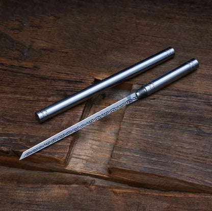 All-Steel Bully Stick Fruit & Tea Knife - Home & Outdoor Steak Knife, Camping Tool