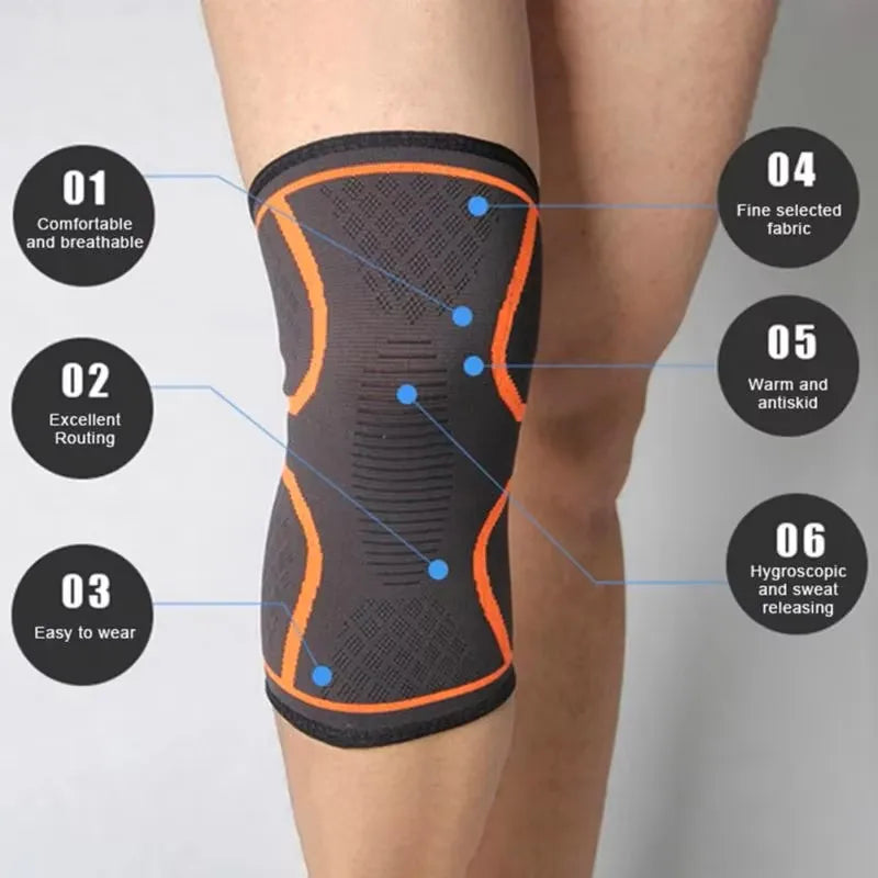 Knee Brace Compression Sleeve — Pain Relief for Meniscus Tear, Arthritis & Knee Pain