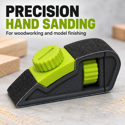 Adjustable Handheld Sandpaper Holder - Quick-Release Sanding & Polishing Tool for Woodworking and Model Making