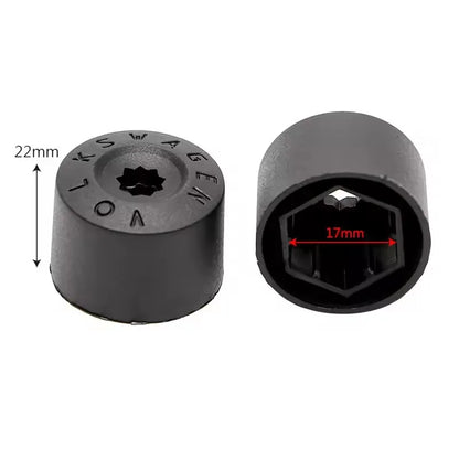 VW Wheel Bolt Caps - 20PCS Tire Screw Covers for Jetta, Golf, Polo & Tiguan Models