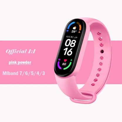 Silicone Strap for Xiaomi Mi Band 3-7 NFC – Sport Replacement Wristband Bracelet