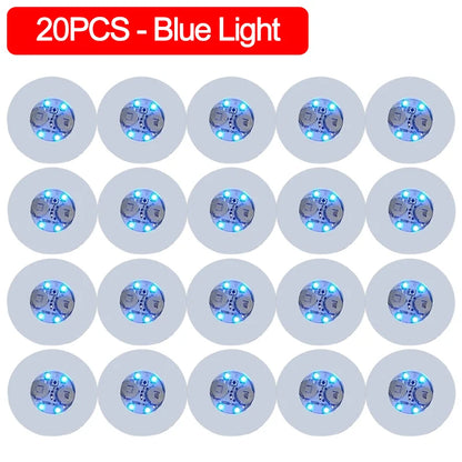 LED Coaster Sticker – Battery-Powered Luminous Glass & Bottle Pads for Bars, Parties, and Drink Decor