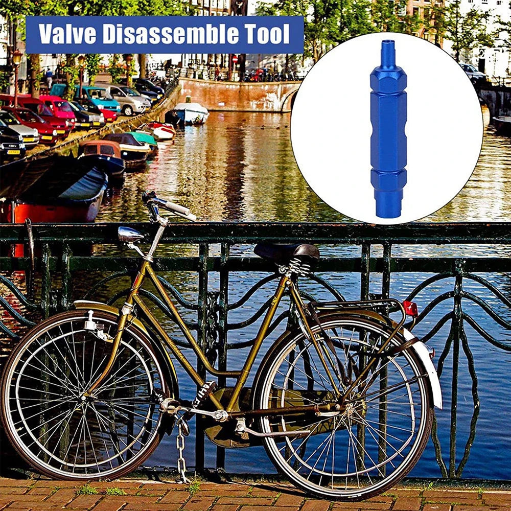 Valve Core Remover Tool – Presta & Schrader Tire Wrench for Bike, Car, Motorcycle & Bicycle Valve Repair