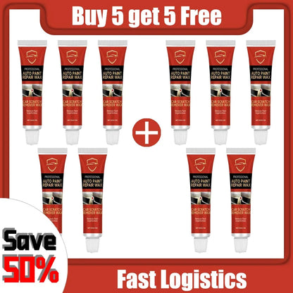 Car Scratch Remover Polish - Auto Paint Swirl Repair Wax & Body Care Compound