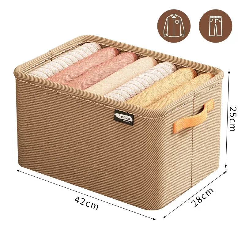 Thick Clothes Organizer Storage Box — Drawer Cabinet for Pants, Sweaters, Jeans, and Wardrobe Clothes