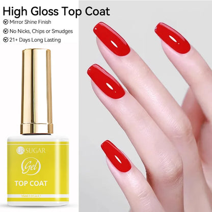 UR SUGAR 15ml Jelly Milky White Gel Polish – Translucent UV Soak Off Nail Art Varnish Semi-Permanent Fashion Nail Color
