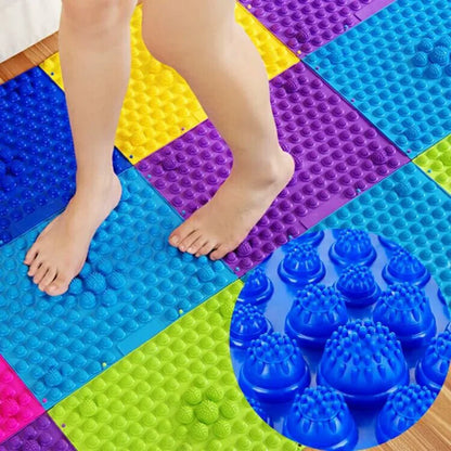Reflexology Foot Massage Pad - Acupressure Mat for Toe Pressure, Blood Circulation, Pain, and Stress Relief