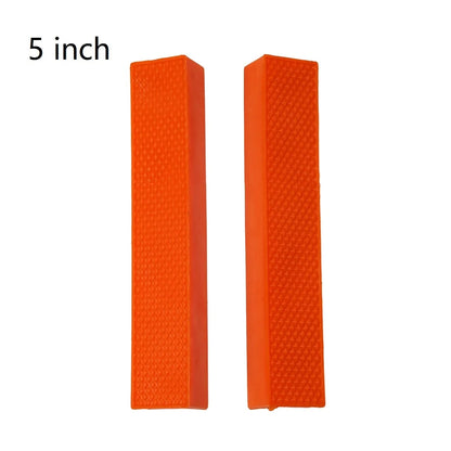 2PCS Magnetic Soft Jaw Pads – 4/5/6 Inch Rubber Pads for Metal Vise Bench Machine Tools