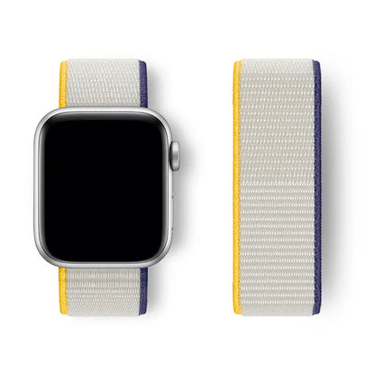Sport Loop Strap for Apple Watch Band 40mm–49mm – Compatible with Series 3–10, SE & Ultra Adjustable Bracelet