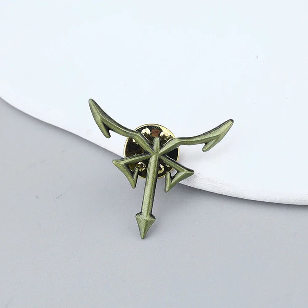 Resident Evil 4 Los Iluminados Enamel Pin - Vintage Metal Logo Badge Collectible Accessory