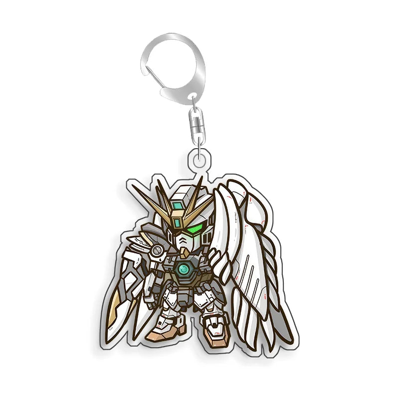 Gundam Freedom ZGMF-X10A Keychain - Recycled Acrylic Anime Backpack Pendant and Collectible Gift for Fans