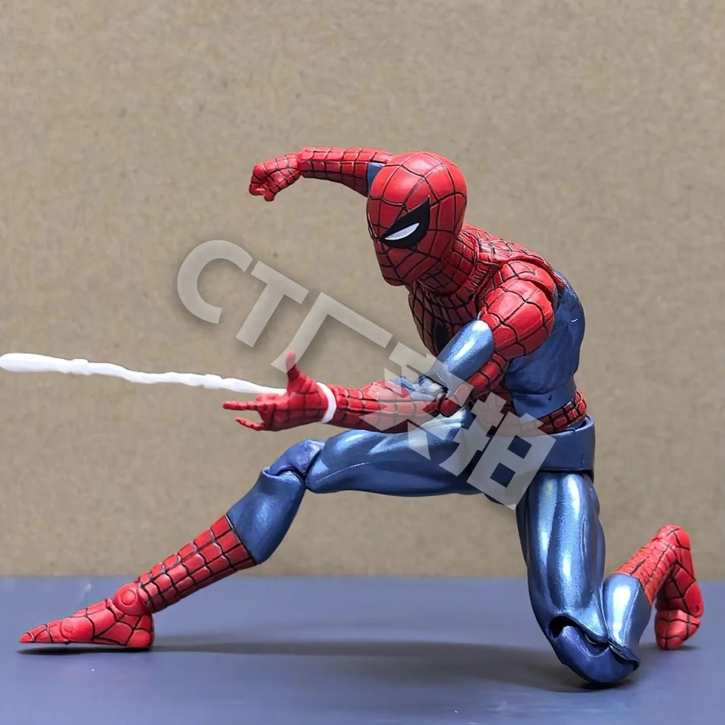 CT Toys Spider-Man Mafex Figure – Amazing Spider-Man Comic Version Action Figurine, Collectible Toy & Kids Gift
