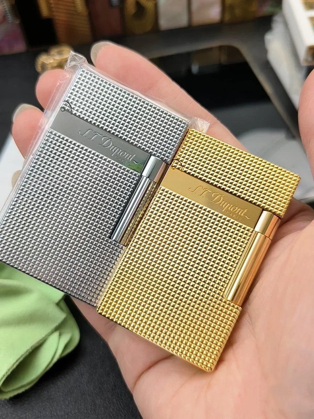 S.T. Dupont Classic Paris Nail Style Lighter – Premium Quality with Crisp Sound, Perfect Gift for Men