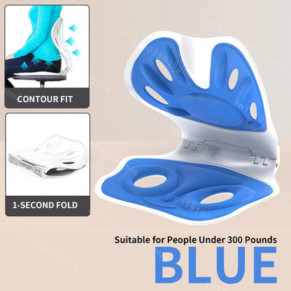 Ergonomic Waist Protection Cushion — Foldable Back Support for Pain Relief, Anti-Hunchback Posture Correction