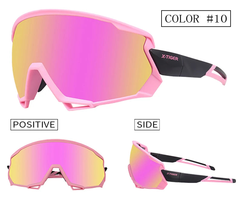 X-TIGER Polarized Cycling Glasses — Photochromic MTB & Road Bike Sunglasses for Sports