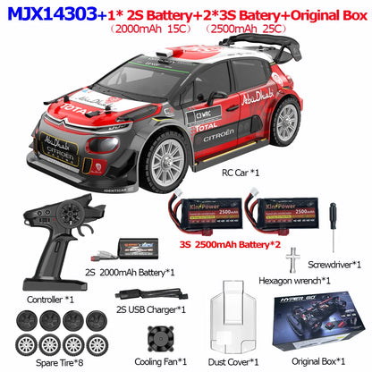 MJX 14301/14302/14303 1/14 RC Car — 55km/h Brushless HYPER GO 2.4G 4WD Off-Road High-Speed Remote Control Car Truck Hobby Toy