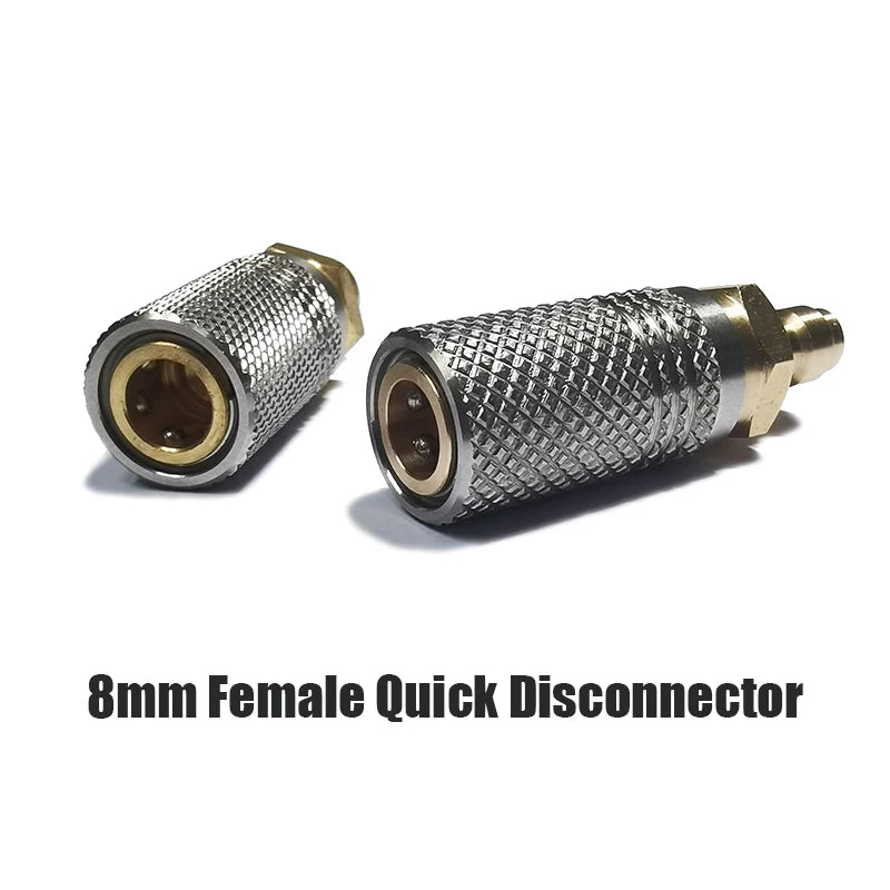 Extended Air HPA Quick Release Adapter Socket – 1/8 BSPP (G1/8) 8mm Male Nipple for Fast Disconnect   2/2