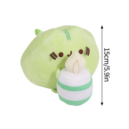 Pusheen Cat Figure and Charm - Cute Desk Accessories, Fluffy Cushion Decor, and Birthday Gifts for Pusheen Fans