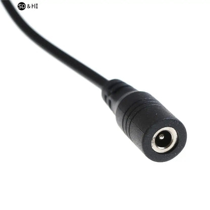 4mm x 1.7mm DC Power Extension Cable - 90cm Plug Lead for Compatible Devices and Power Connections