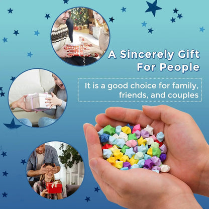 540pcs Double-Sided Origami Star Paper for Lucky Stars DIY Crafts & School Projects