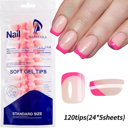 576PCS Colorful Press-On Fake Nails Set – Black & Red Oval/Square Short Full Cover Nail Tips for Salon-Style Nail Art