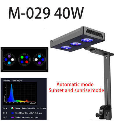 Spectra Nano 029 Aquarium Light 30W – Touch Control Saltwater Lighting for Coral Reef Fish Tanks