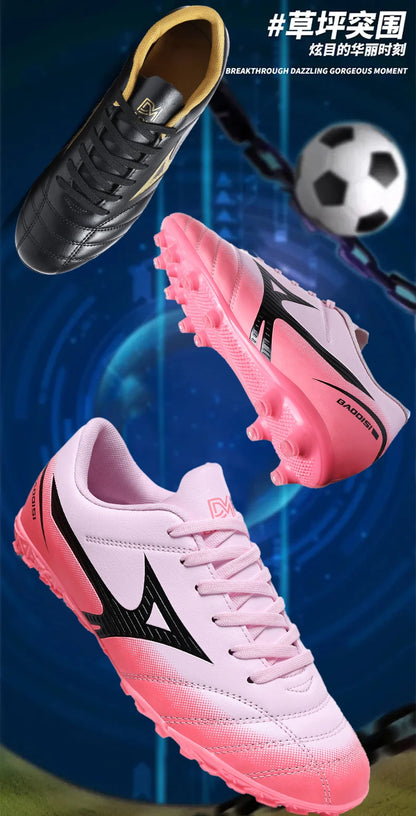 Men’s Football Soccer Cleats – Studded Indoor/Outdoor TF & FG Training Shoes
