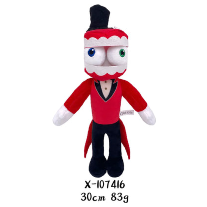 20cm The Amazing Digital Circus Plush Pendant - Caine & Jax Rabbit Plush Keychain, Anime Bag Charm & Collectible Gift