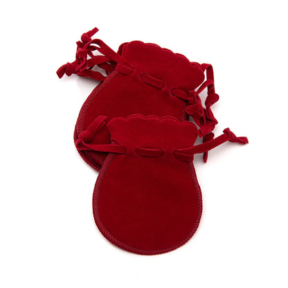 10PCS Small Velvet Jewelry Pouches – Drawstring Bags for Rings, Earrings, Candy, Gift Packaging, Display & Business Supplies