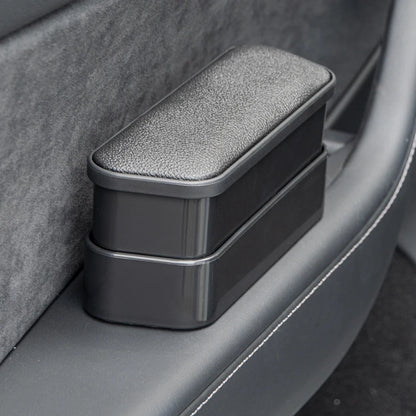 Universal Car Interior Armrest Door Storage Box - Left and Right Side Armrest Pad Extension with Seat Support and Height Adjustment