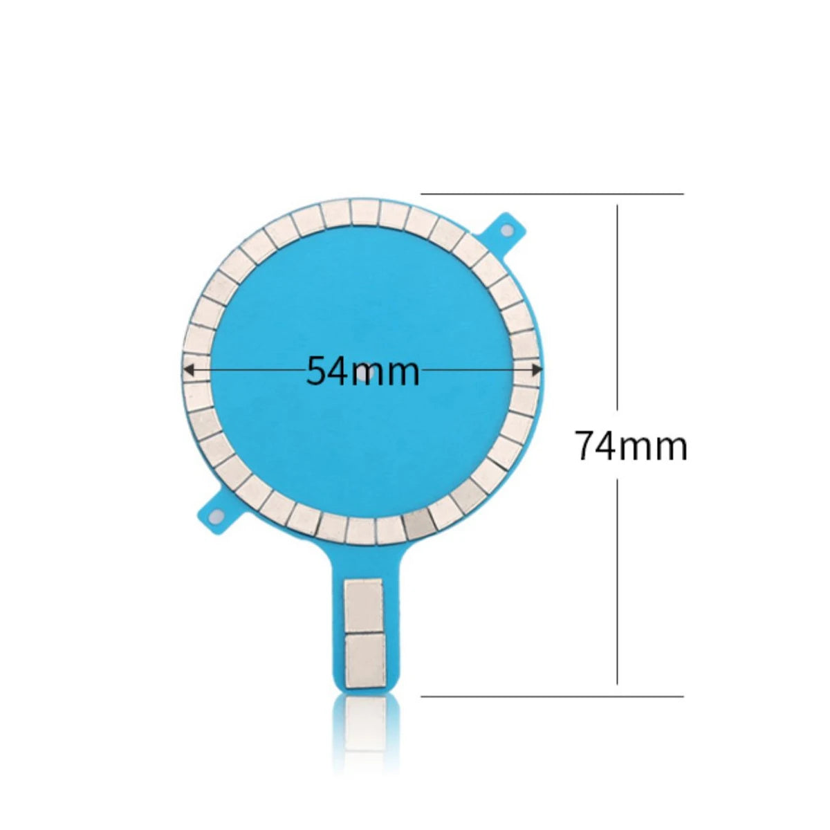 Magnetic Circle Sticker for MagSafe: iPhone 14, 13 Pro Max - Wireless Charging Magnet Ring, Strong Magnetic Charge Disk