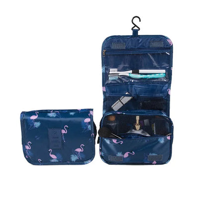 Waterproof Hanging Travel Makeup Bag – Bathroom Cosmetic Organizer for Men & Women
