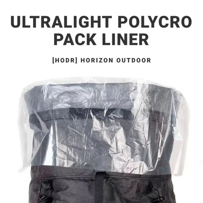 Ultralight Backpack Liner Bag - 14g Waterproof Polycro Inner Dry Storage Bag for Hiking, Trekking & Camping