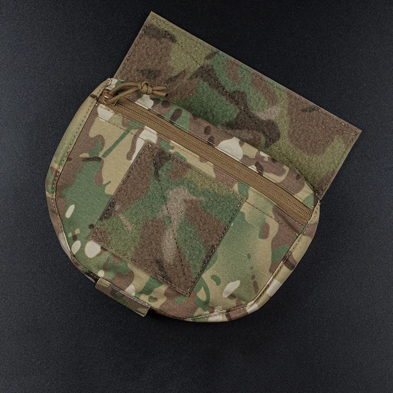 Outdoor Tactical JPC/CPC Vest – Large FC Sub-Pouch with Expanded Lower Belly MOLLE Tactical Chest Pouch
