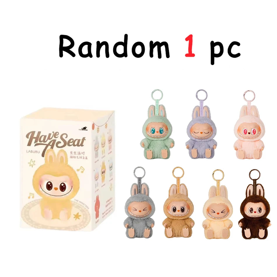 1–7pcs Abubu The Monsters V3 Blind Plush Box – Surprise Vinyl Base Toy with Keychain & Animated Characters