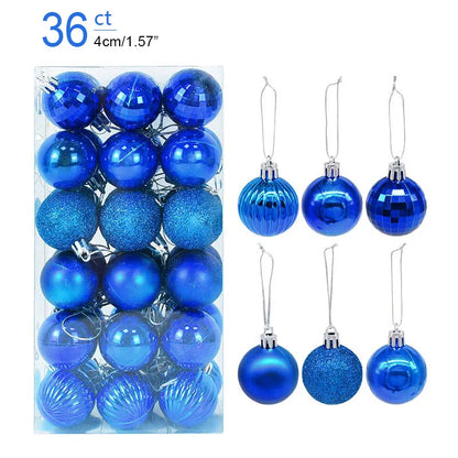 Christmas Ball Ornaments – Hanging Tree Pendants for Xmas, Home Decor, 2026 New Year & Holiday Gifts
