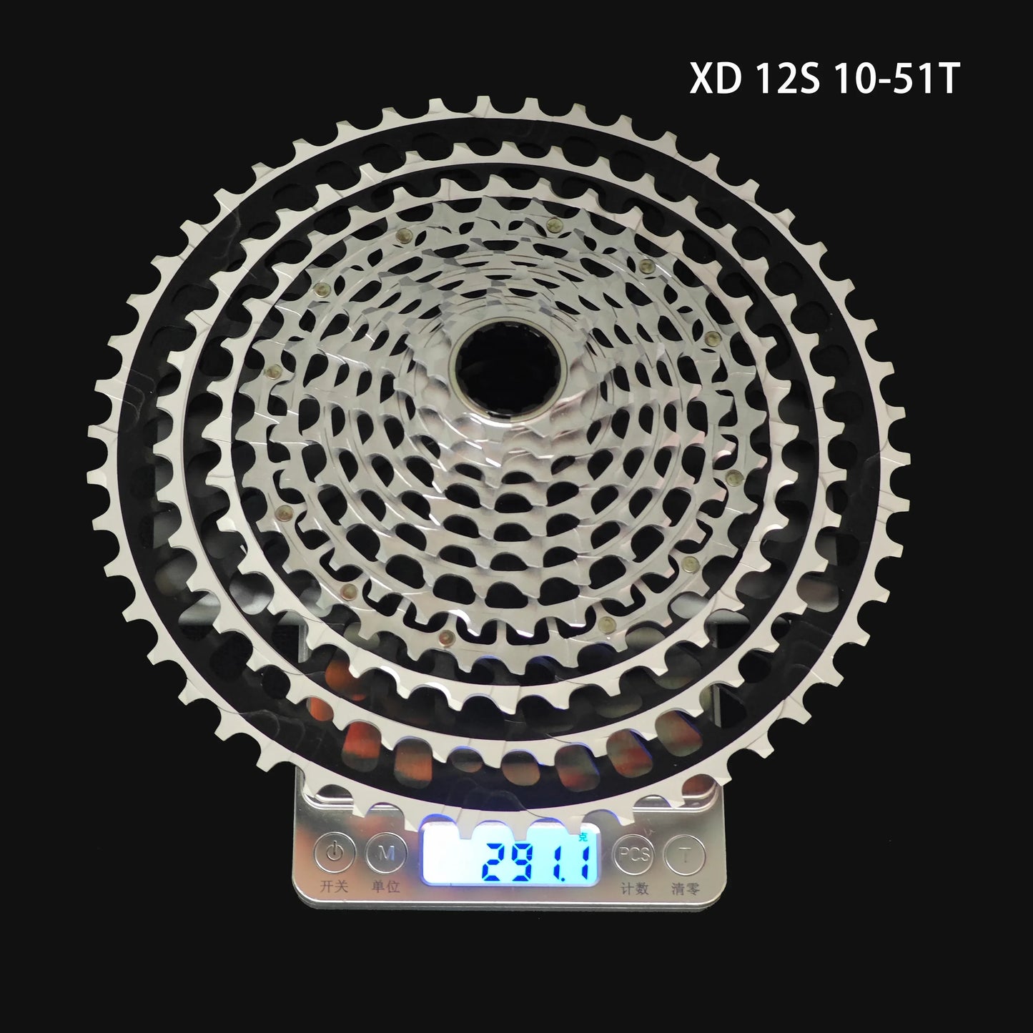 GOLDIX 12-Speed Ultralight MTB Cassette – CNC Sprocket 11-51T/11-46T HG & 10-46T/10-51T XD for Shimano SRAM