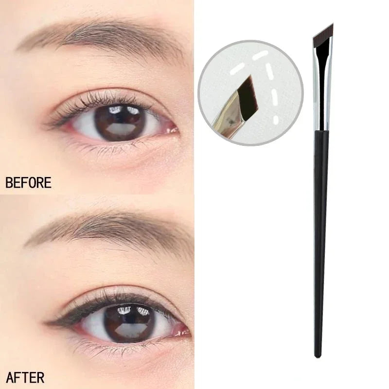 Angled Liquid Powder Contour Makeup Brush – Professional Cream Blush & Foundation Blending Tool