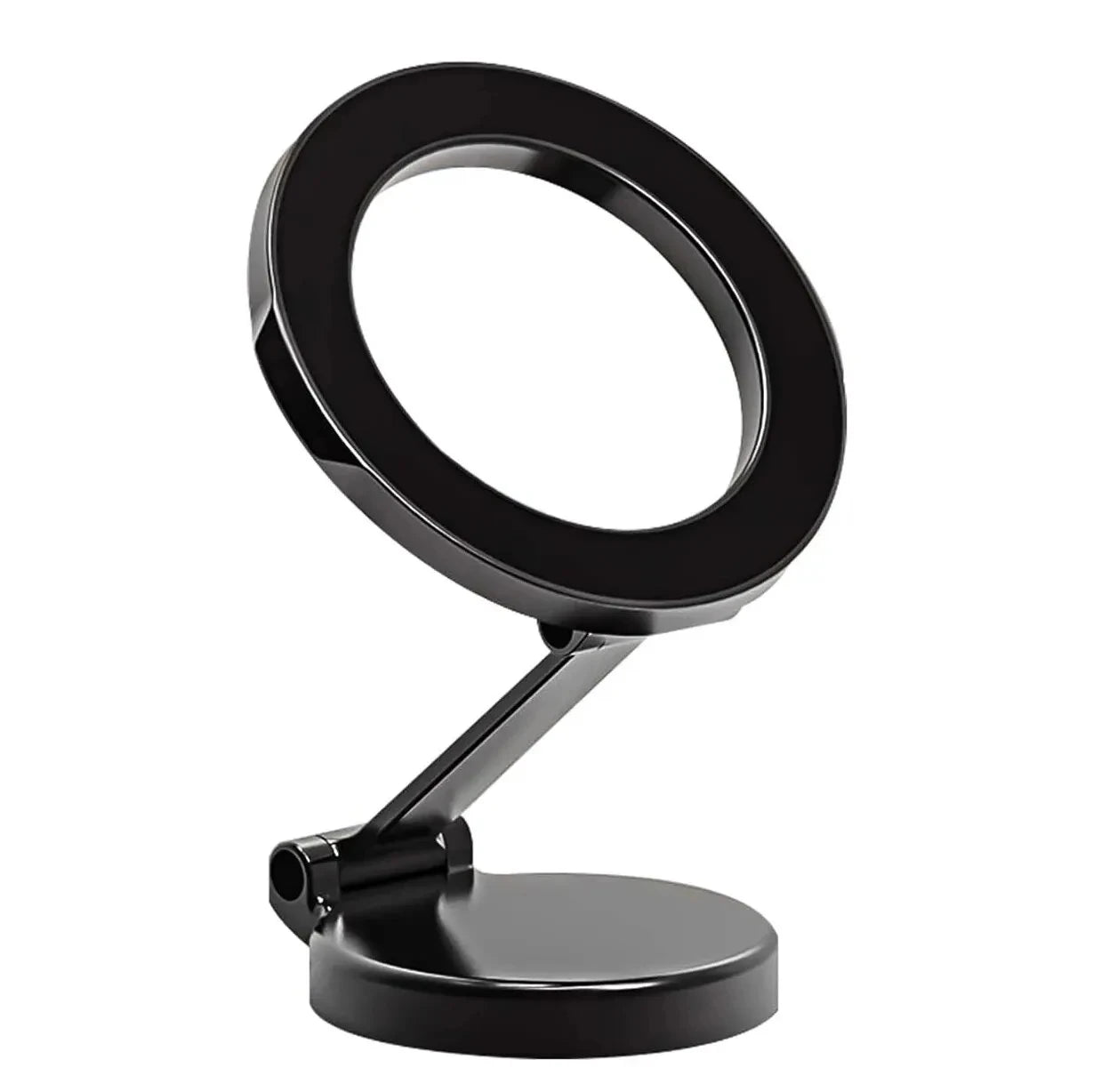 Car Magnetic Folding Phone Holder - 360° Rotation, Suction Cup Mount, Anti-Shake Bracket for Navigation