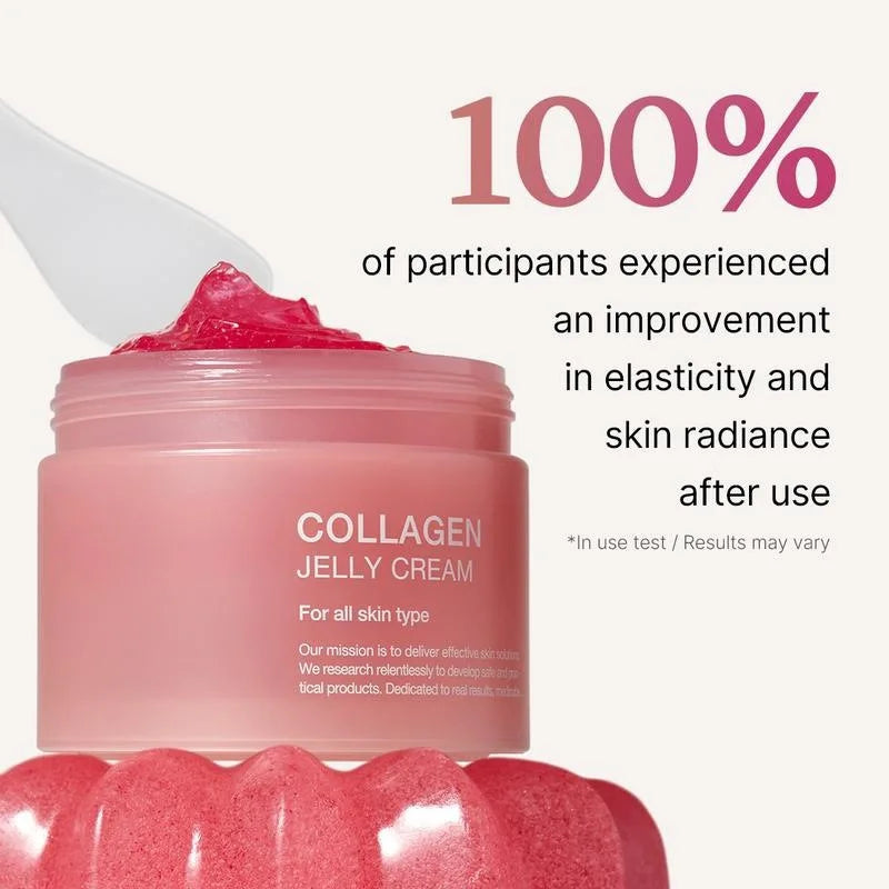 24H Glow & Lifted Collagen Jelly Cream – Niacinamide & Hydrolyzed Collagen for Skin Barrier Strengthening & Moisturizing