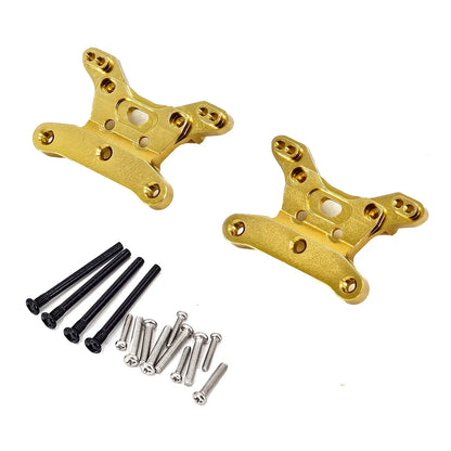 Upgraded Metal Suspension & Aluminum Parts Kit – Front & Rear Wheel Hubs, Bearings & Steering Rod for SCY16101/16102Pro/16104/SG116/Q130 RC Cars