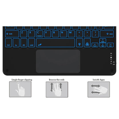 Lenovo Tab M11 11" Case with Bluetooth Keyboard – Smart Stand Cover for Xiaoxin Pad 2024/2025