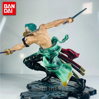 Roronoa Zoro Anime Figure - 10cm Three-Sword Style GK Manga Statue Collectible Model & Display Toy