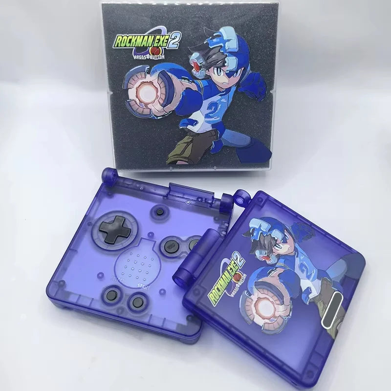 GBA SP Limited Edition Replacement Shell - EVA Rei & Asuka Frosted UV Case with Box