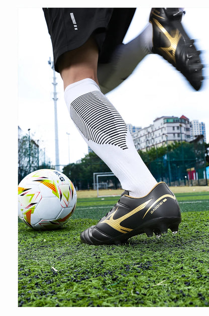 Men’s Football Soccer Cleats – Studded Indoor/Outdoor TF & FG Training Shoes