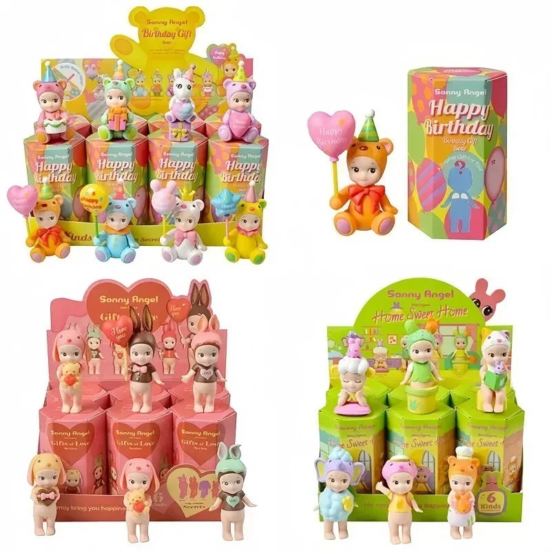 Sonny Angel Gifts of Love Series — Limited Edition Cartoon Figure Collectible, Desktop Decor Blind Box Toy